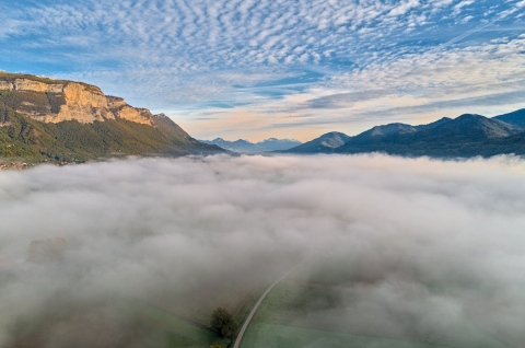 Brouillard dans le Grésivaudan