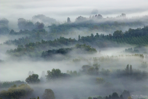 Brume dans la vallée
