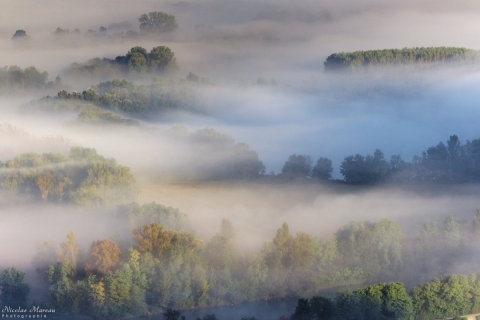Brume dans la vallée