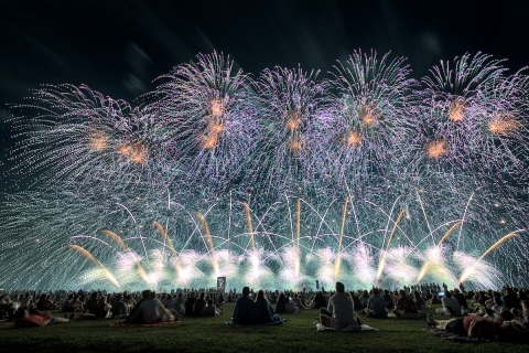Feu d'artifice 14 juillet 2023 - Annecy