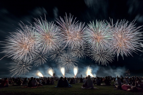 Feu d'artifice 14 juillet 2023 - Annecy