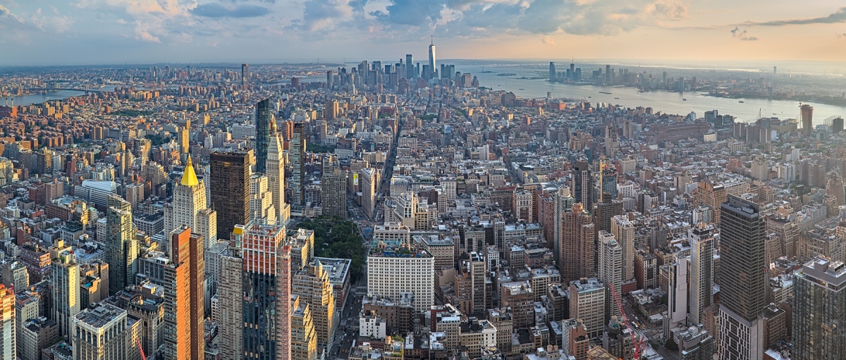 Panorama New York depuis Empire State Building