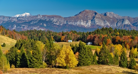 Les Bauges en automne