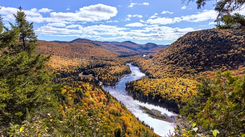 Parc National de la Jacques Cartier - Sentier de l'Eperon